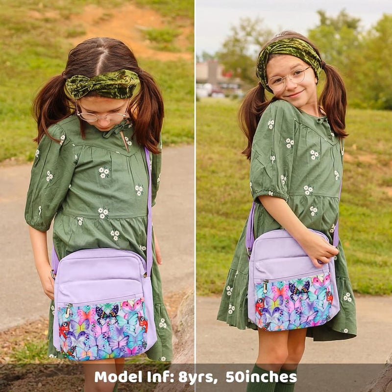 Choco Mocha Girls Purses Age 8-10, Purse for Girls 6-8 10-12 Christmas Gifts for Girl - Image 2